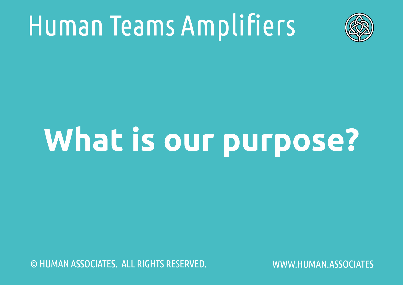 What Is Our Purpose? Question